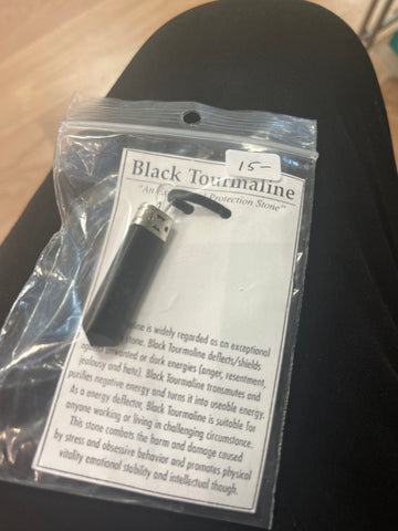 Black tourmaline - pendant