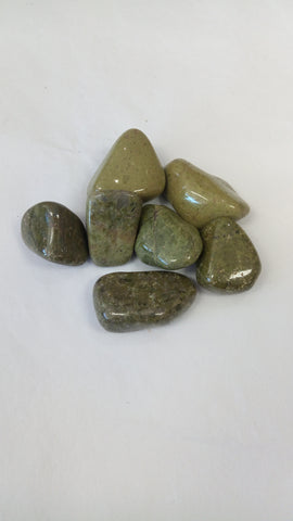 Epidote - Tumbled - Very Shari