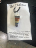 Chakra pendant 7 stone