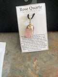 Rose Quartz Pendants