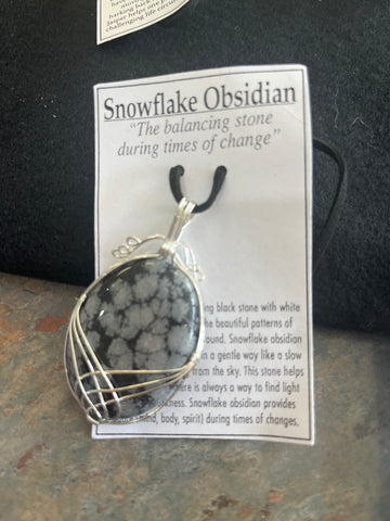 Snowflake Obsidian